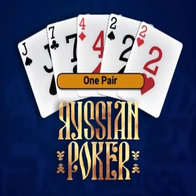 Russian Poker online game logo by OneTouch Games on scarawins.eu