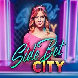 Side Bet City online game logo by Evolution on scarawins.eu